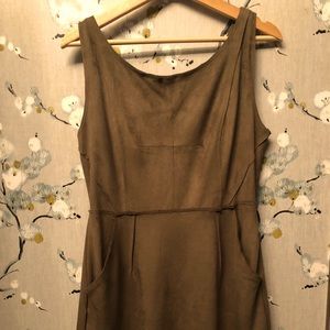 Suede Cocktail Dress